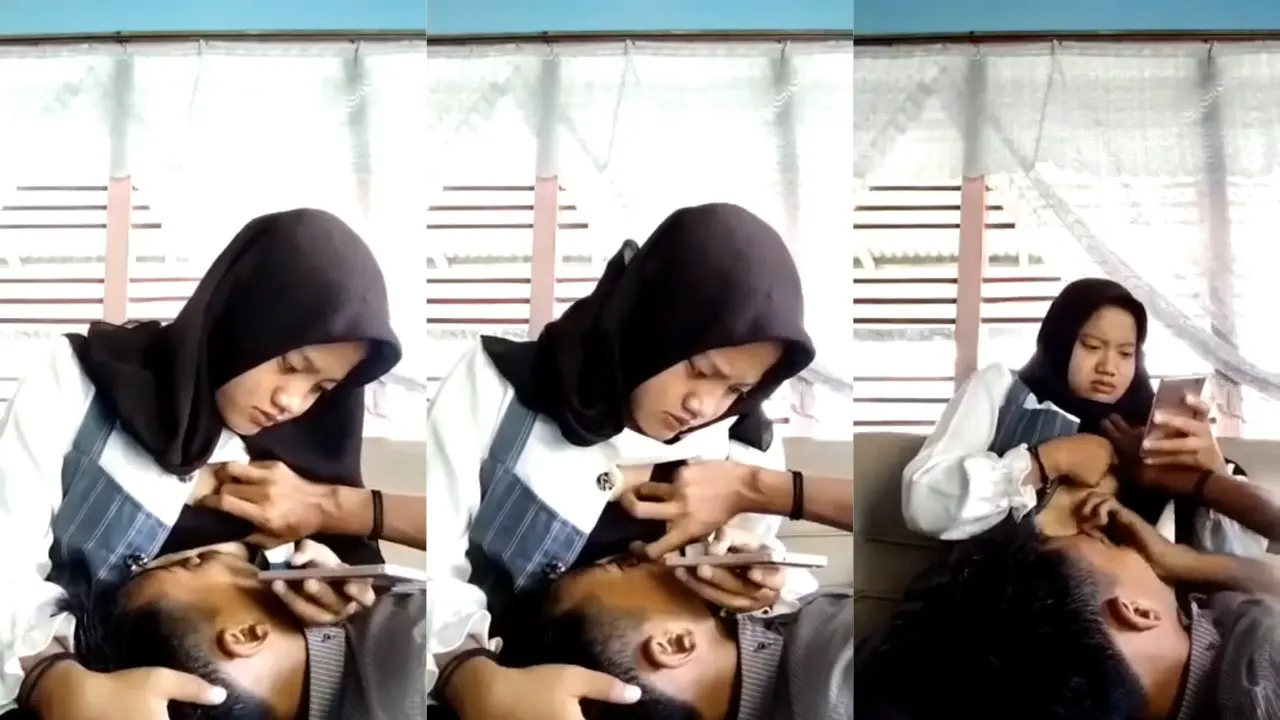 Ceweknya bilang udah yankk aduh jangan di gigit anyinggg