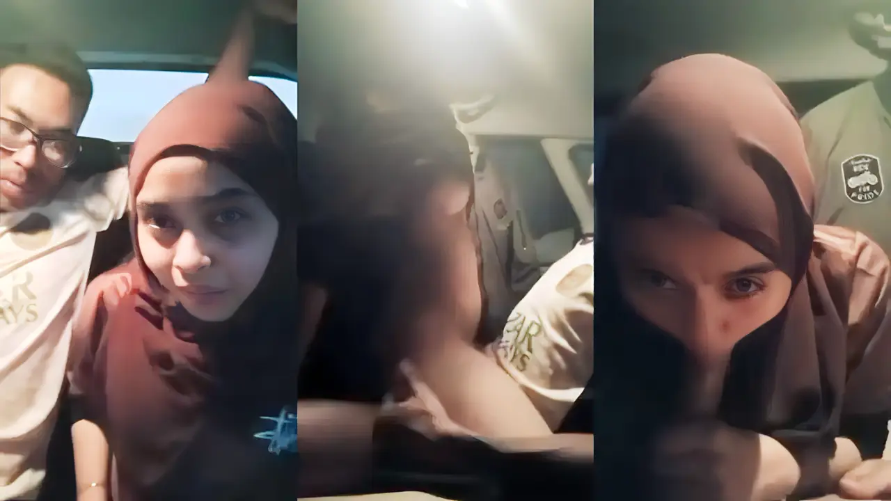 Sejoli Asyik Main Dalam Mobil 