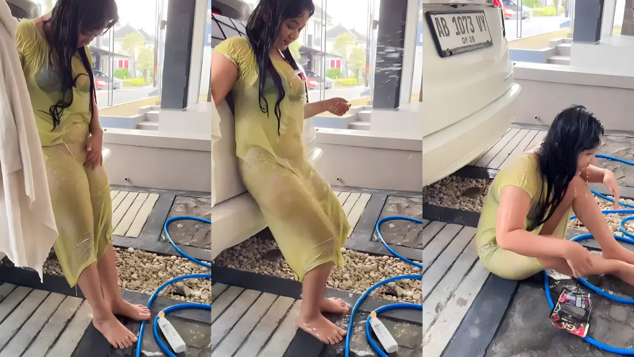 Mandiin istri tentangga mumpung suaminya dinas keluar kota