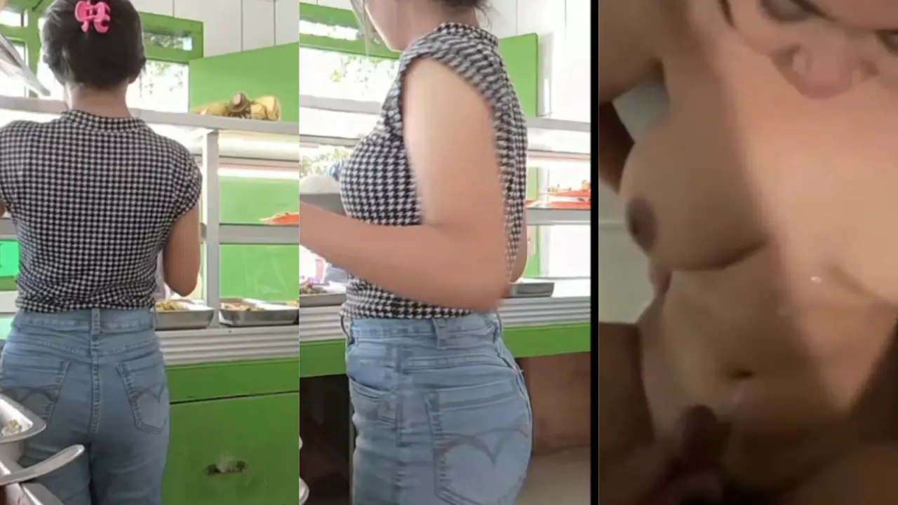 Yang lagi heboh bos rumah makan sikat karyawan baru di dapur cok