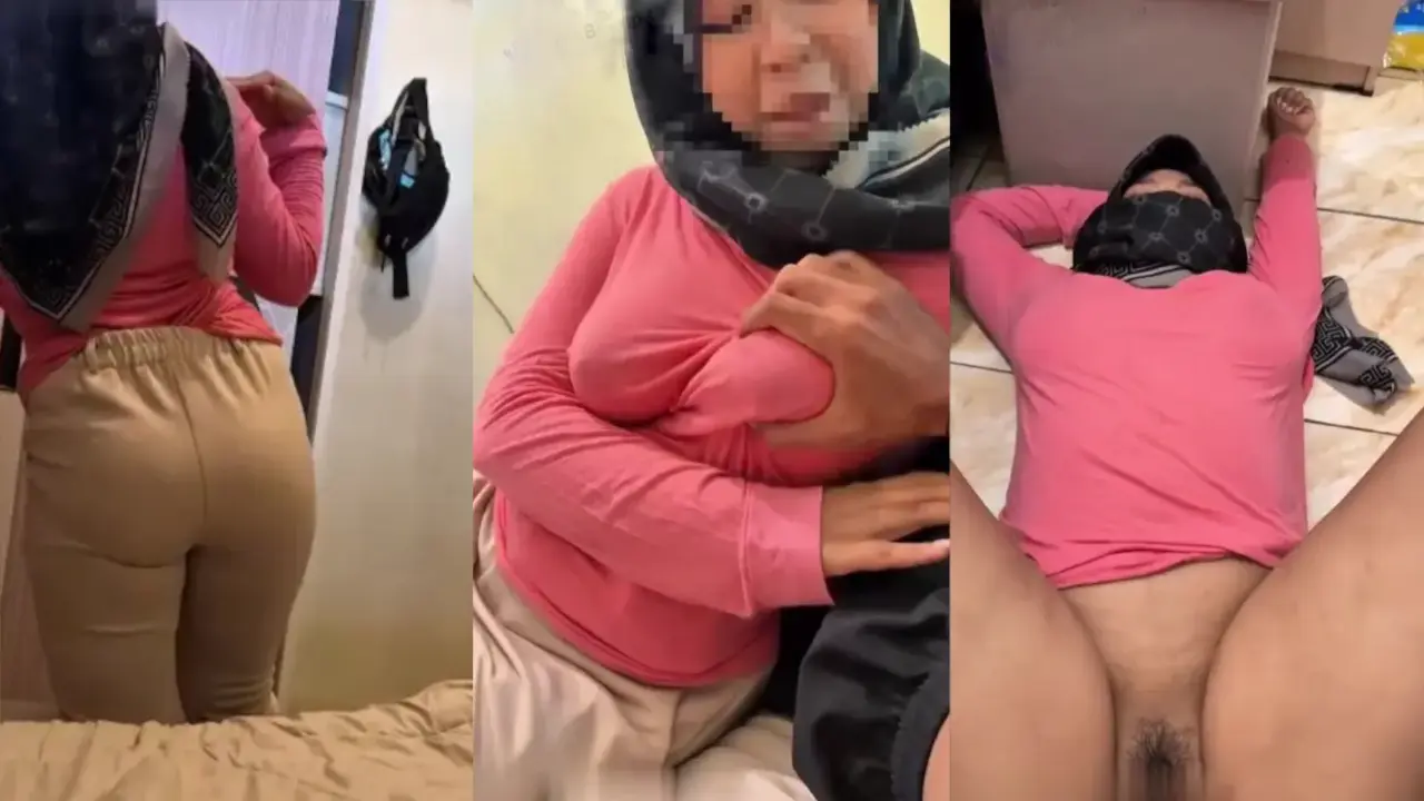 Dibangunin Pembantu Hijab Saat pagi Hari Ngewe Dilantai Biar gak Berisik