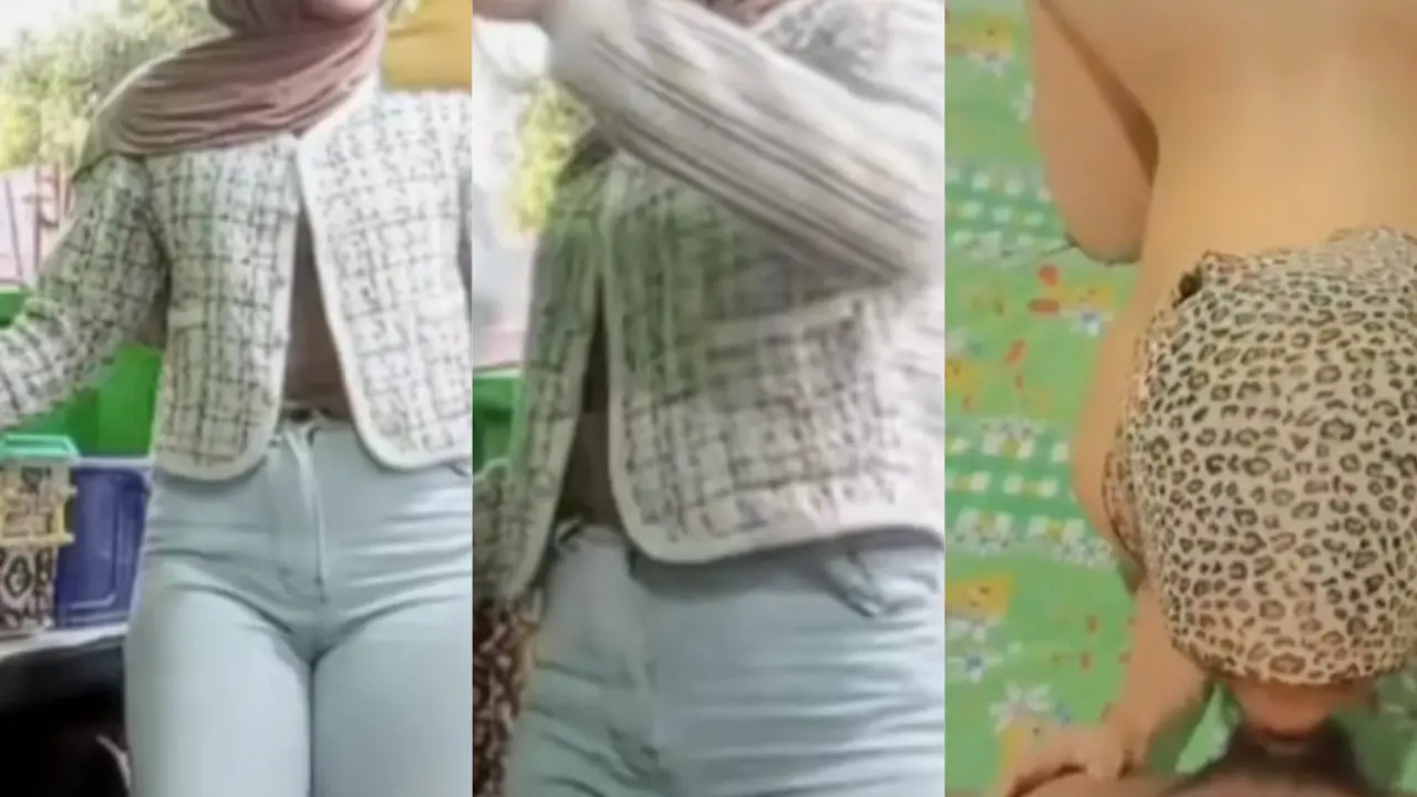 Karyawan teh pucuk yg heboh sepongin atasan pakek jilbab macan cok