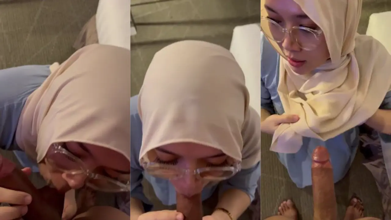 Sepongan Jilbab Cantik nikmat sekali bikin gemes