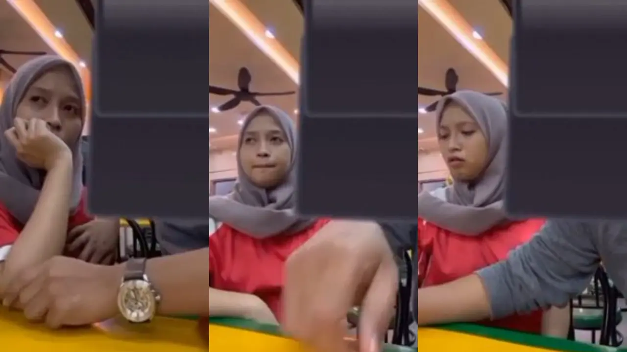 Ukhti jilbab digrepe dikafe 