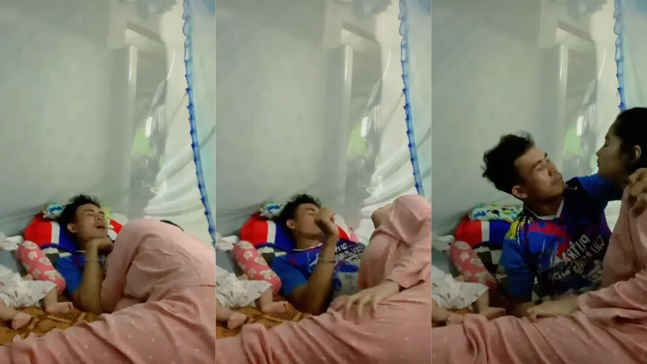 Binor bangunin selingkuhan nya sebab suami nya akan pulang