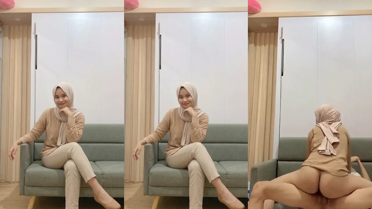 FianyJilbabKolpriMainDiSofaBelajarNgulek