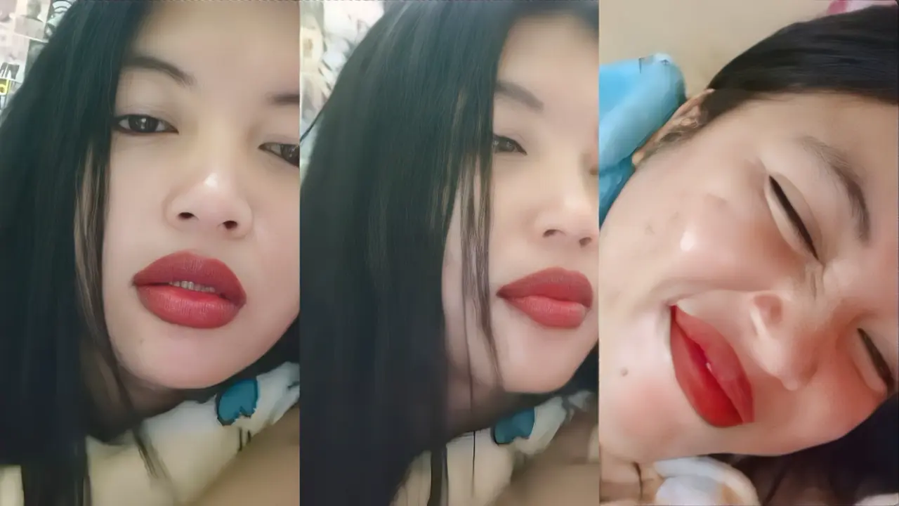 bibir nya hayper banget soal nyepong kontol