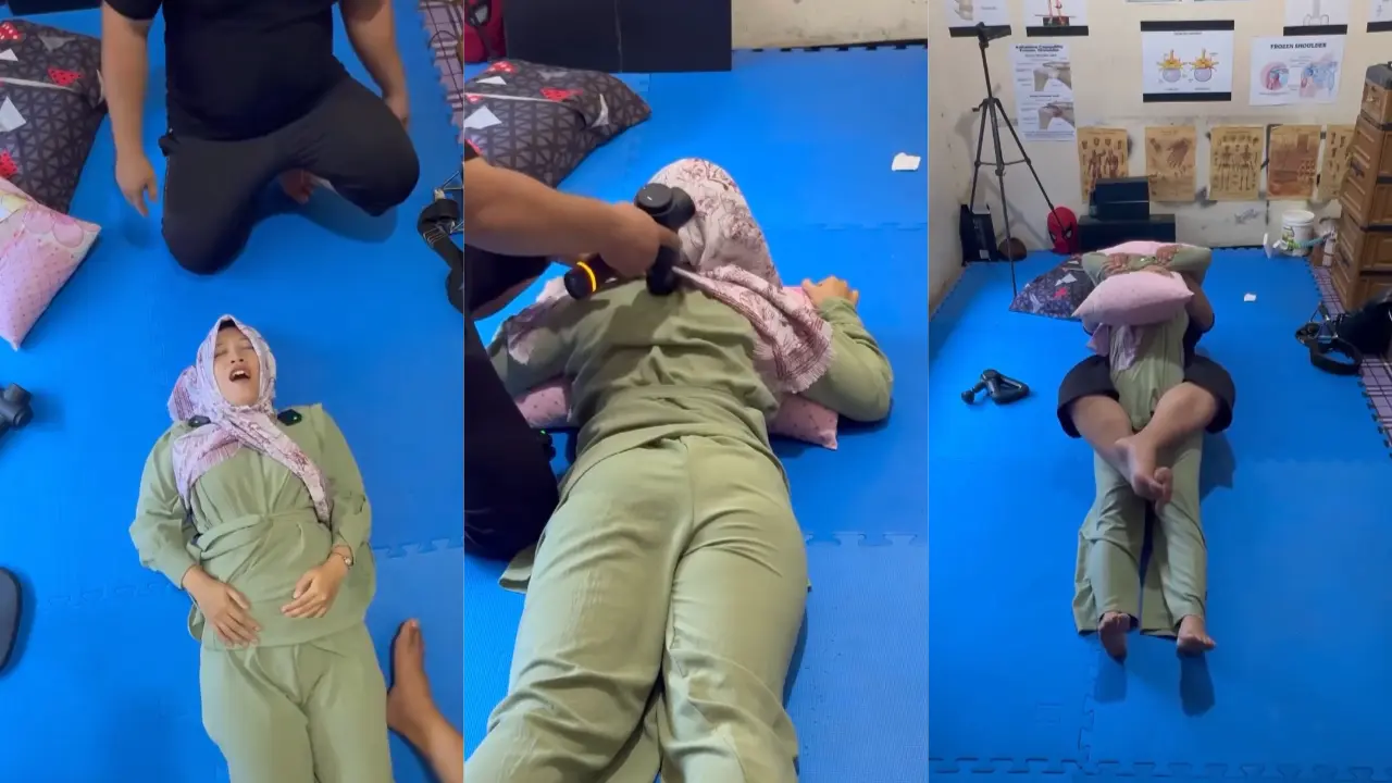 Binor ketagihan dipijet ujung2 nya chek.in di oYo