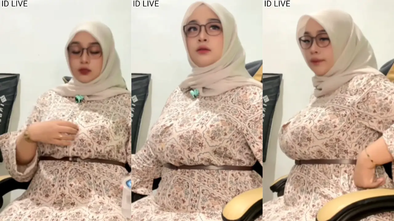 Live tiktok hijab tobrut Bu guru salsa