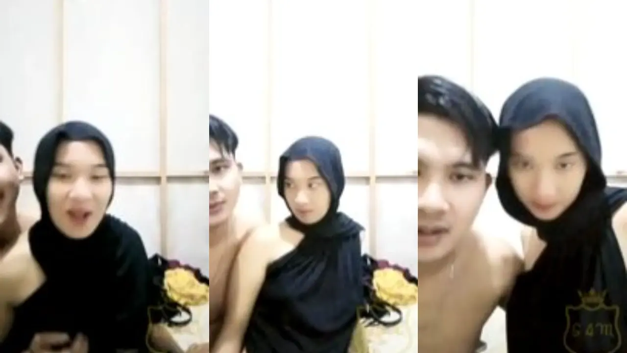 Anisa Hijab hitam sama pacar di kamar