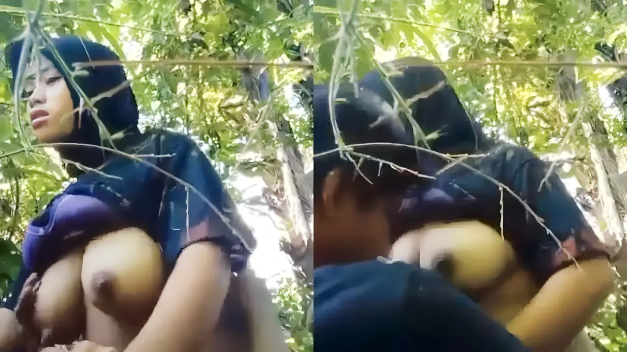 Semak Jadi Tempat Mojok Buat Ukhti Ini