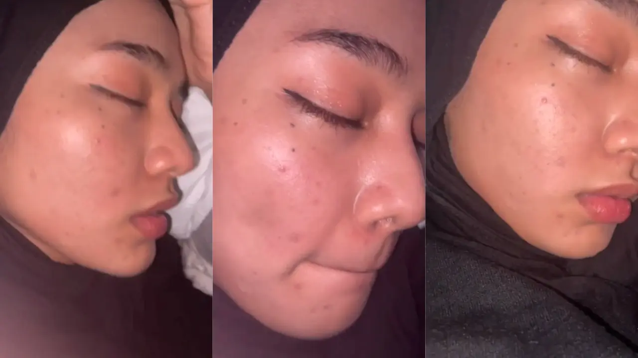 Viral gadis kerudung hitam