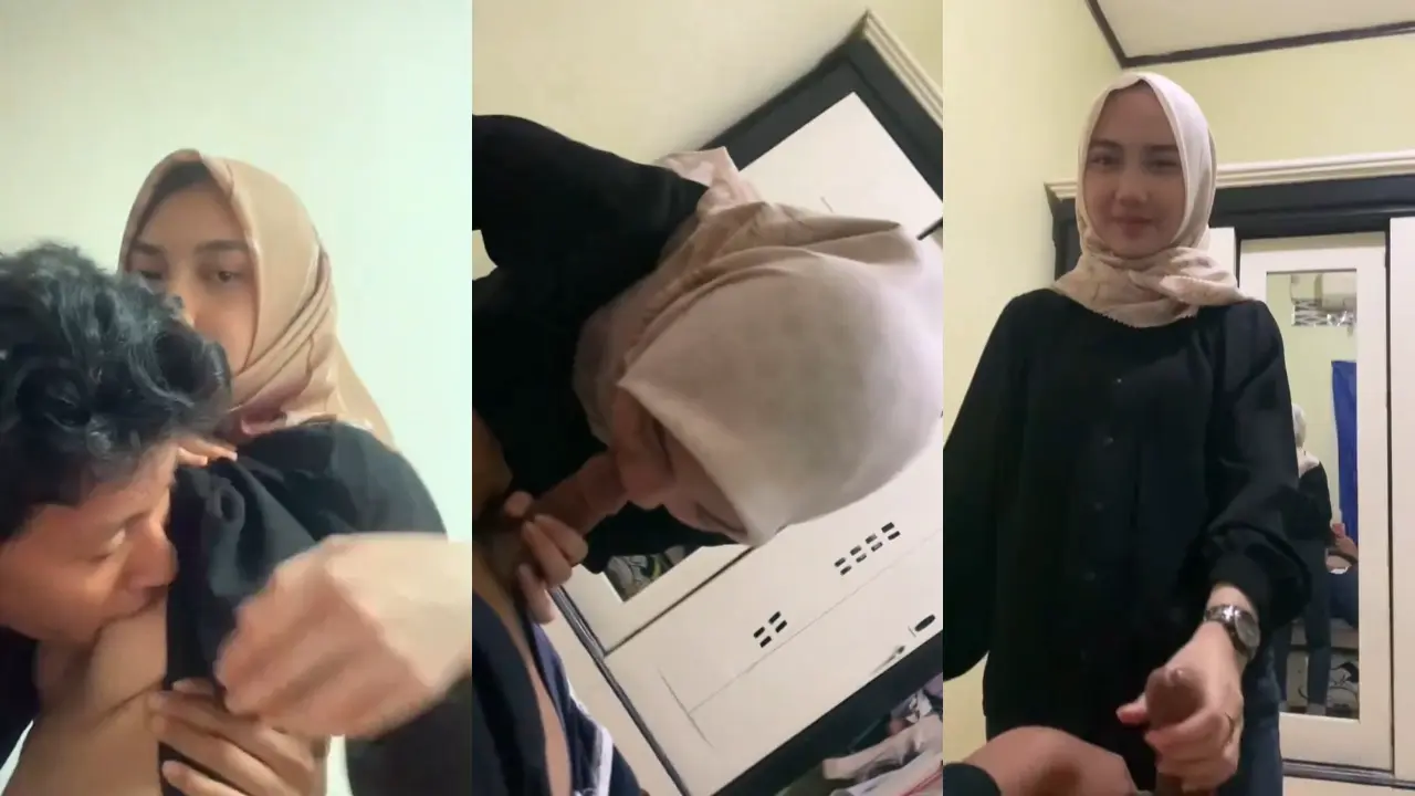 NGEWE Jilbab Viral  Mampir Kerumah pacar Habis Kondongan