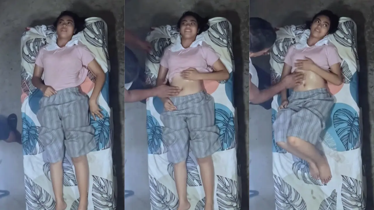 Bapak tiri yg sakit kaki yg dilinit badan nya 1