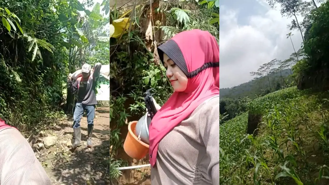 Binor live ending nya ngewe sama tukang kebun