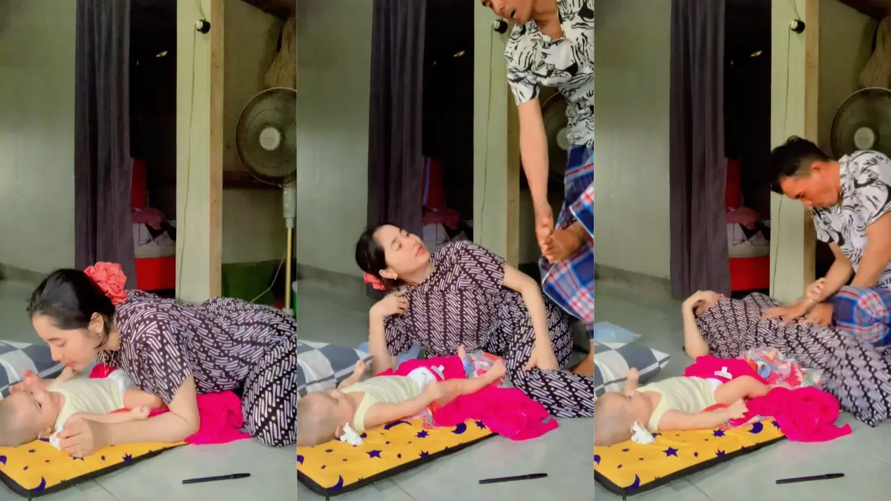 Grepek binor mumpung suaminya gak ada gaes