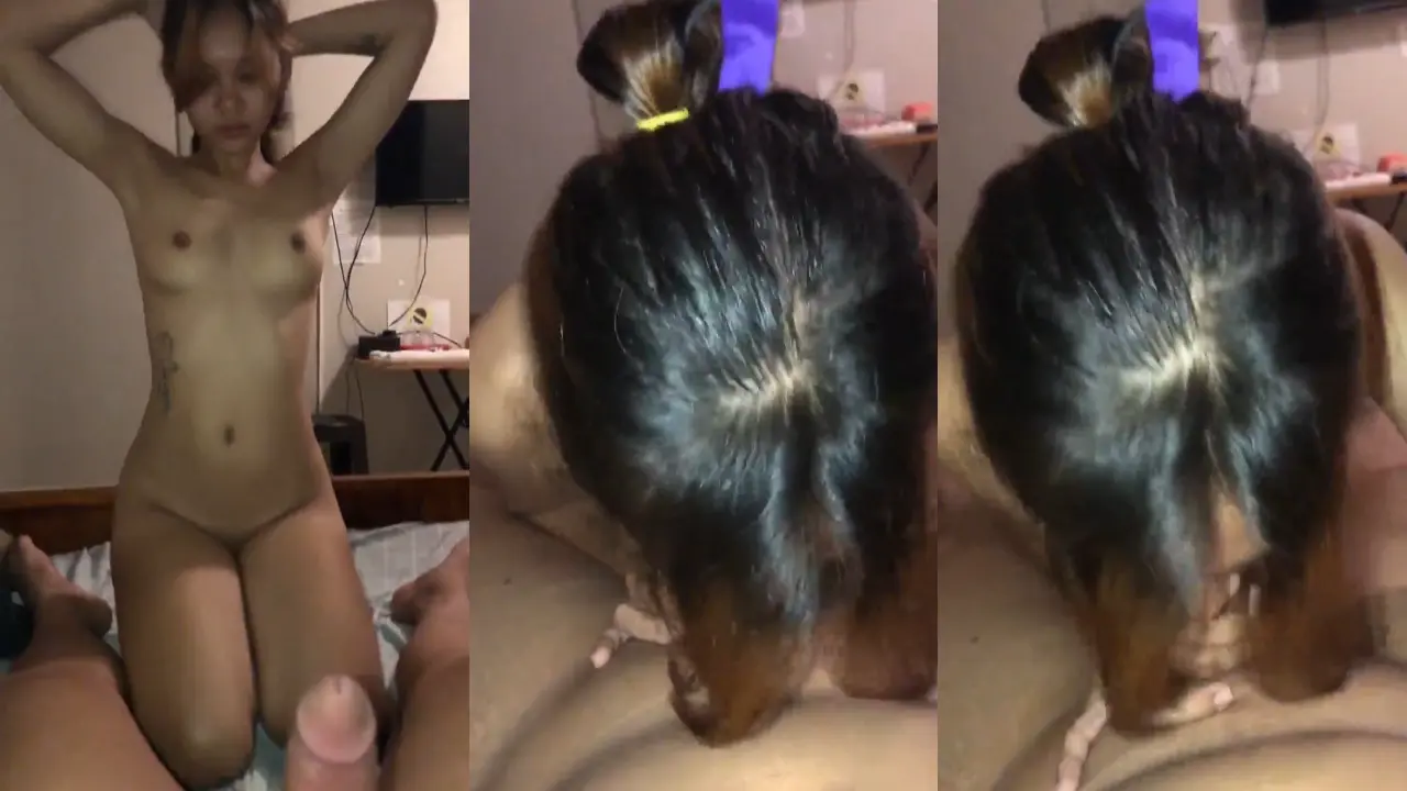 Bugil di kamar hotel, angkat tangan pengen digoyang keras 😏