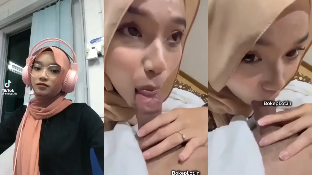 baby putri tiktoker hijab viral nyepong
