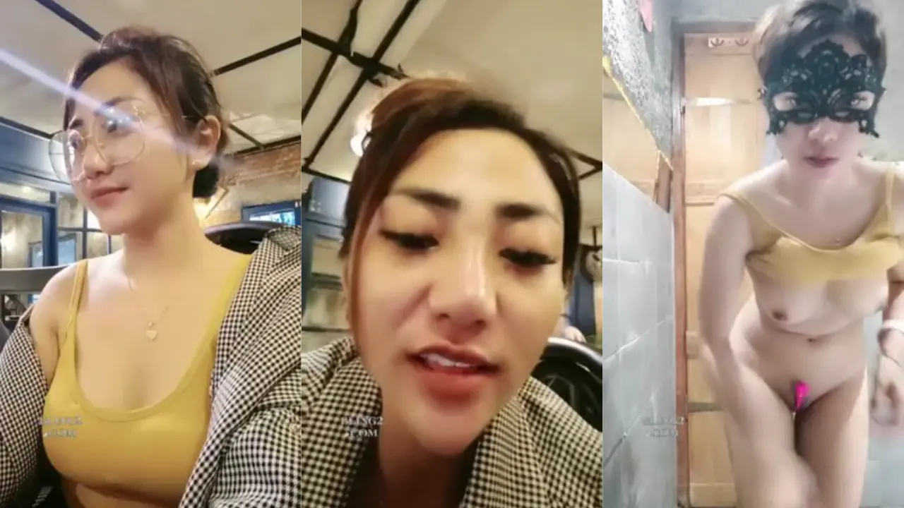 Binor Ayune rek maen dildo pink di toilet Indonesia 29mnt 182 (480)