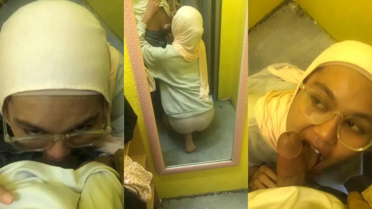 Disepongin sampe mentok sama tante di ruang ganti mall