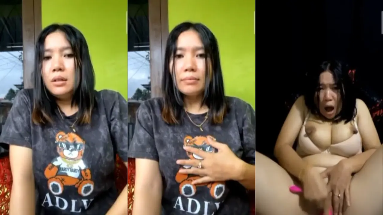 Cici live depan rumah sambil ngobrol sama tetangga