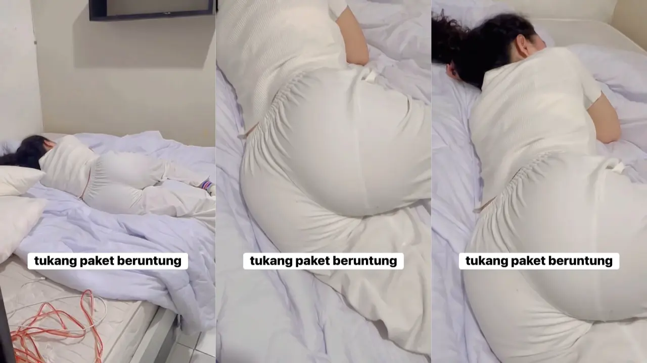 Kasih tante obat tidur biar bisa puas rekam pantat semok nya