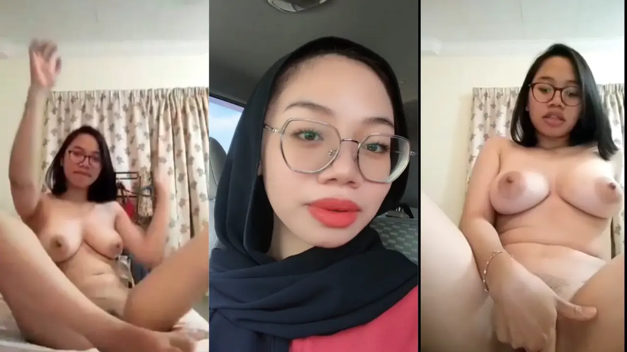 Quee hijab kacamata ngak lega kalau mgak omek dulu