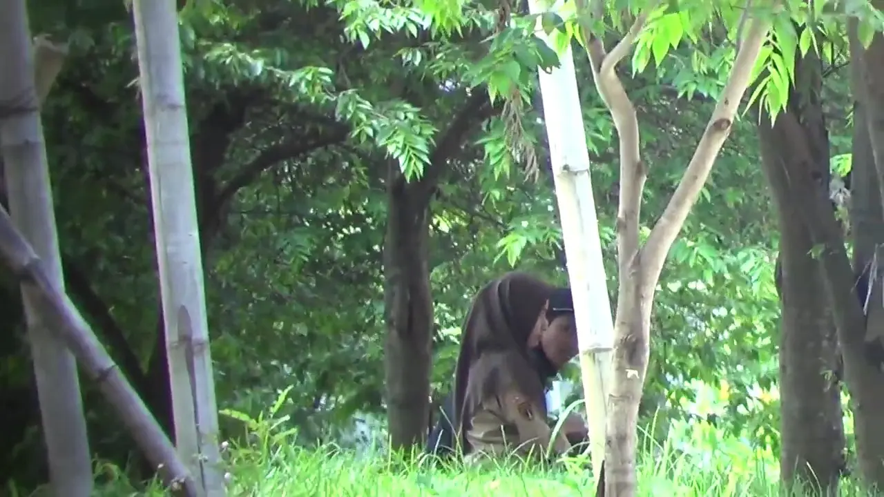 Ngintip anak pramuka ngewe di semak semak