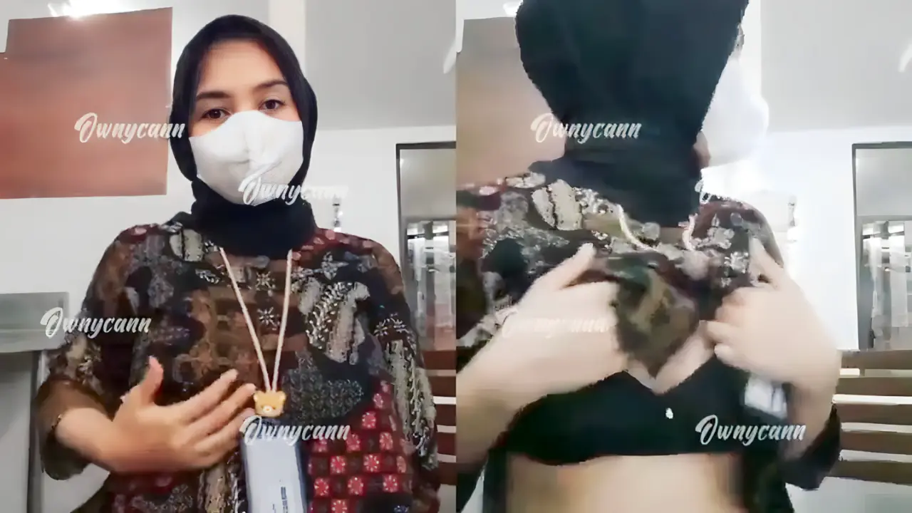 Ownycan-Hijab-Pamer-Tete-di-Kantor