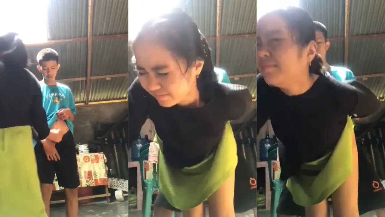 Bokep ABG cantik di doggy-style di dapur