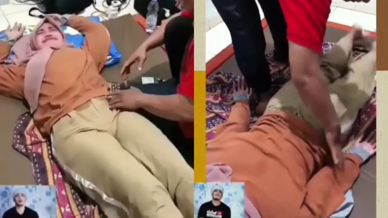 ViraL binor di grepek abis abisan sama tukang pijat baru