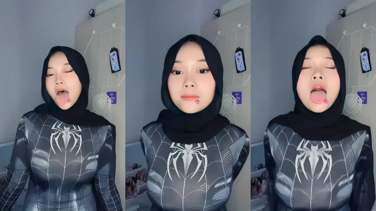 tiktok hijab shei eksklusif ig pakai spider suit