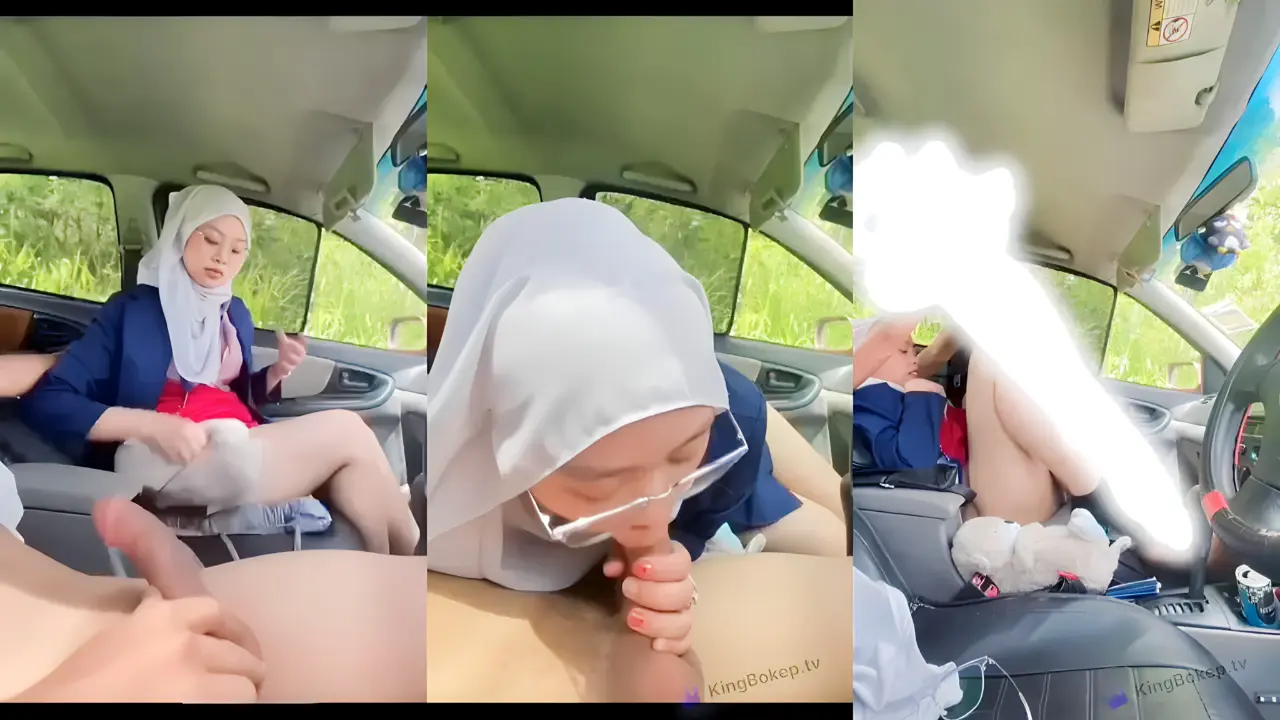 Dimobil dinasCewek Hijab Polos Tapi Liar - Ngewe